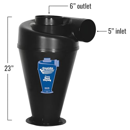 Oneida Air Systems Super Dust Deputy (4/5 Deluxe) - style: 4/5 Deluxe