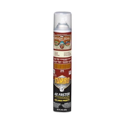 Ready Seal Exterior Wood Stain & Sealer, Pecan, Turbo Spray - color: Pecan, size: 24 Ounce Spray (Pack of 1)