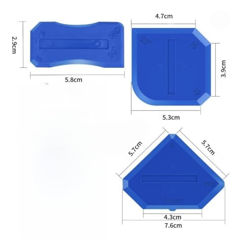 3 PCS Silicone Caulking Tools
