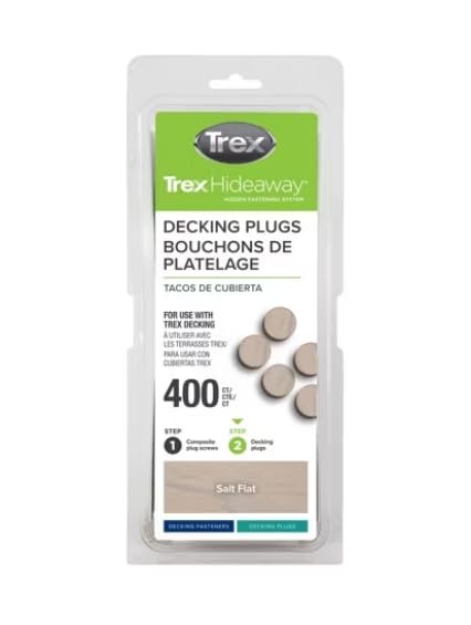 Trex Decking Plugs (400ct) (Salt Flat 400ct) - color: Salt Flat 400ct