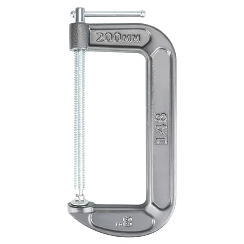 Olympia Tools C-Clamp (8" X 4") 38-148, Black - size: 8-Inch x 4-Inch