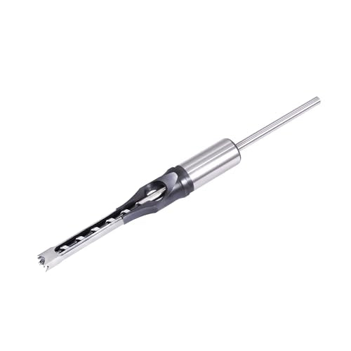 5/16" Square Hole Mortising Chisel Bit High-Carbon Steel - size: 5/16inch（8mm）