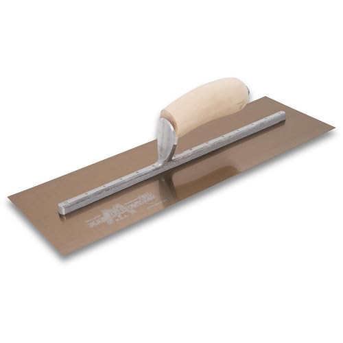 MARSHALLTOWN DuraFlex Finishing Trowel, 16 x 5 Inch, Assembled in the USA - size: 16 x 5 Inch