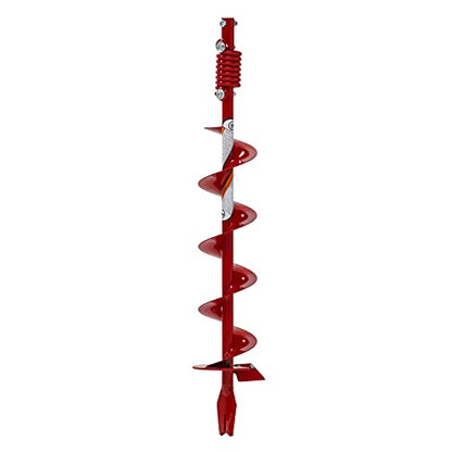 Earthquake EA6F 6-Inch Diameter 36-Inch Long Earth Auger with Fishtail Point and Flex Coil Shock Spring - size: 6-Inch Diameter