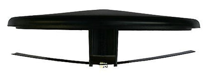 Round Pyramid Black Light Pole Top Caps - size: 2-4