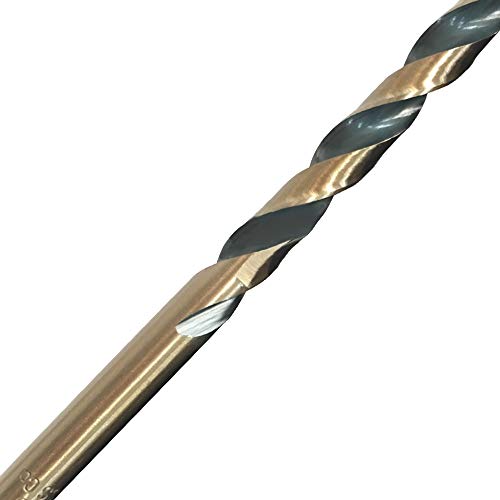 12PCS 7/64" Black and Gold Drill Bit Set