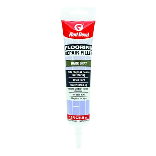 Red Devil 056055 Flooring Repair Filler, 5 oz., Dark Gray, 1 Pack - color: Dark Gray, size: Pack of 1