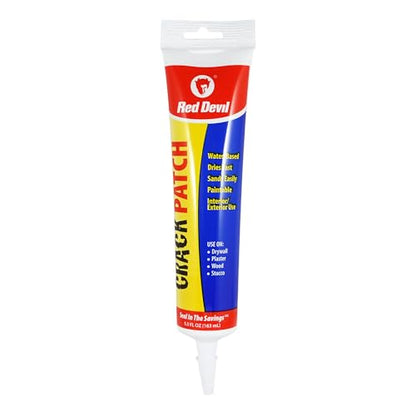 Red Devil 0805 Crack Patch Premium Acrylic Spackling, 5.5 Oz. Squeeze Tube, White - size: 5.5 Fl Oz, style: 1 - Pack