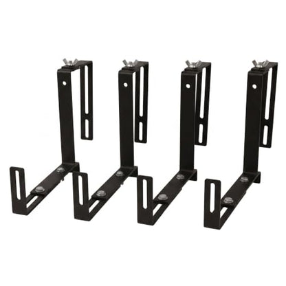 Window Box Brackets Adjustable for Deck Railing