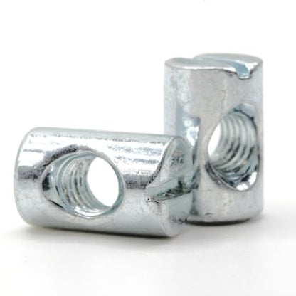 ReplacementScrews M6 x 16mm Cross Dowel Barrel Nuts with Centered Hole