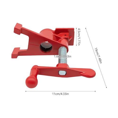 3/4" Wood Gluing Pipe Clamp Set, Pipe Clamps Set of 4, Wood Gluing Clamps, Cast Iron Bar Clamps,Bar Clamps, Pipe Clamp Set for Lumber Stores, Manufacturing Plants, Repair Shops