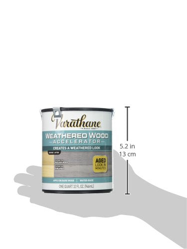 Varathane Weathered Gray Wood Accelerator - color: Weathered Gray, size: Quart (Pack of 1)