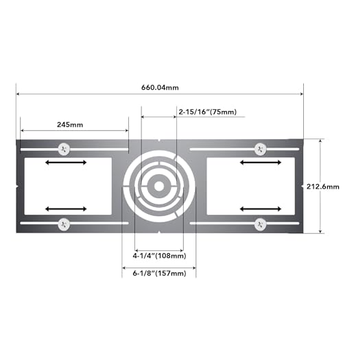 Sidasu 24 Pack New Construction Mounting Plate for 3/4/6" Recessed Lights - size: 24-pc