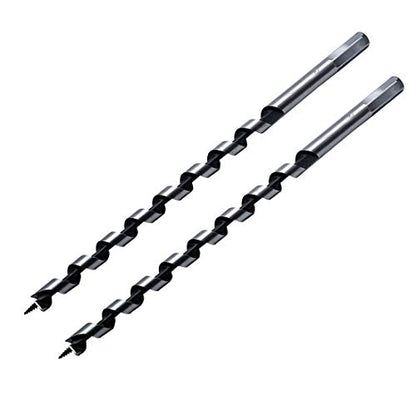 Wood Auger Drill Bit 1/2" x 11.7", 2Pcs - size: 1/2" x 11.7"