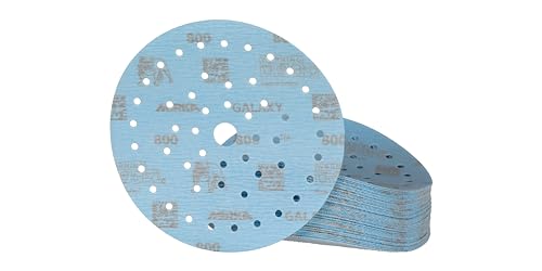 Mirka Galaxy Multifit 6 Inch Ceramic Discs, 800 Grit, Hook & Loop, 50 Pack - size: Grit 800