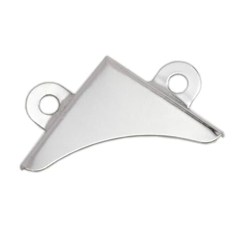 24 Pack Picture Frame Corner Brackets, 30.3 x 5.5 mm, Silver