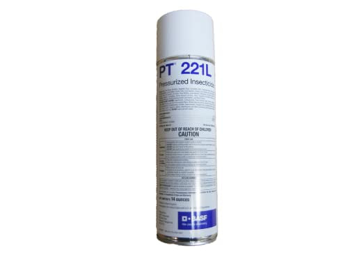 BASF PT 221L Pressurized Insecticide Aerosol Spray, Kills Wide Range of Crawling Insects & Bugs, Non Repellent, Ready to Use Indoor or Outdoor, 14 Ounce