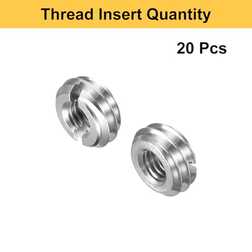 HARFINGTON 20pcs Thread Repair Inserts M10 x 1.5 Male to M5 x 0.8 Female Thread 5mm Long Stainless Steel Reducing Nuts Metric Self Tapping Sleeves Threaded Reducer Industrial Fasteners - size: M10 x 1.5 Male to M5 x 0.8 Female x 5mm
