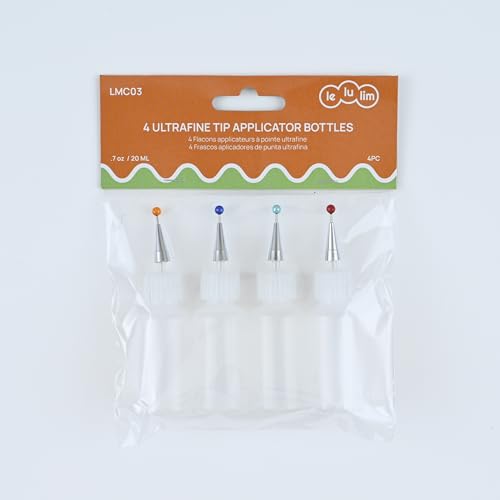 lelulim™ 4 TIP APPLICATOR Bottles. 20ml