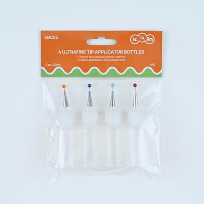 lelulim™ 4 TIP APPLICATOR Bottles. 20ml