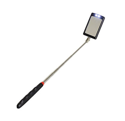 VViViD Telescoping Swivelling Inspection Mirror Tool W/Twin White LED Lights