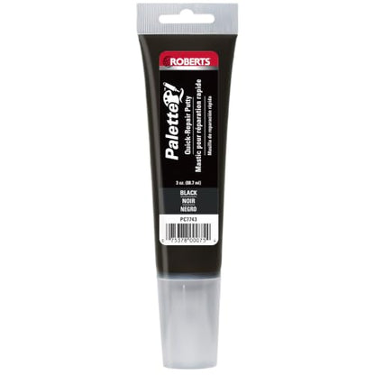 Roberts Palette Quick-Repair Putty for Wood, Laminate & Vinyl - Black - color: black
