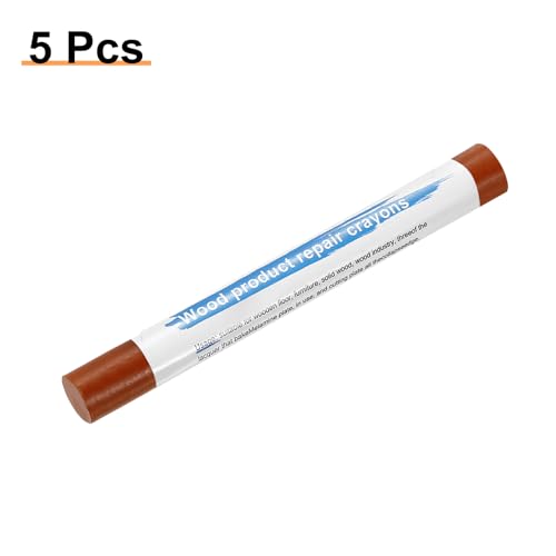 HARFINGTON 5pcs Wood Filler Sticks Wooden Wax Touch Up Furniture Repair Crayons for Scratch Hole Wood, Rosewood A - color: Rosewood a