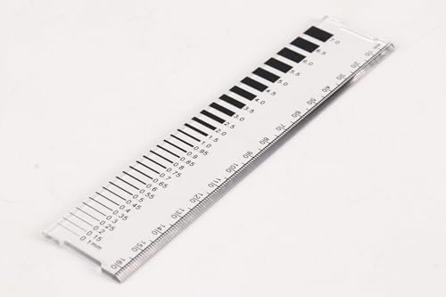Crack Width Gauge， Concrete Crack Gauge Width Ruler Width Crack Gauge (CW-01 1PC)