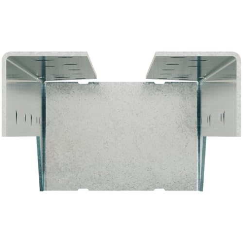 Simpson Strong-Tie HUC412Z HUC Heavy Concealed-Flange Face-Mount Joist Hanger - Nominal Joist Size: 4x12, ZMAX Galvanized Coating, Heavy Duty Steel Construction
