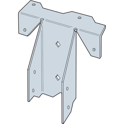 Simpson Strong-Tie RR RR Galvanized Ridge Rafter Connector for 2x6 (Pack of 50) - size: 50 Each