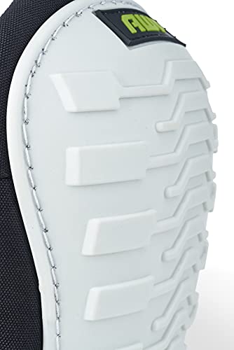 AWP Adult Knee Pads, 1 Pair, Non-Marring Cap, Black and White