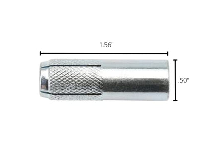 BCP Fasteners 3/8" Zinc-Plated Concrete Drop-in Anchors, 8 Pack - size: 3/8"