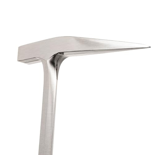 Estwing Rock Pick - 13 oz Geological Hammer with Smooth Face & Shock Reduction Grip - E3-13P, Silver - style: Smooth Face