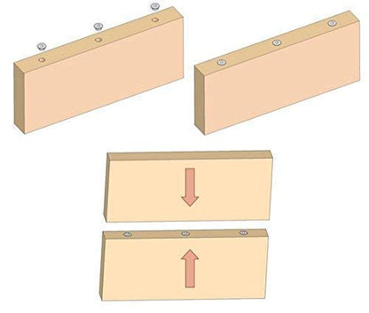 Dowel Center Set 8PC Woodworking Tenon Transfer Plugs 1/4-1/2"