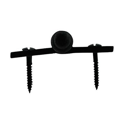 Renovators Supply Manufacturing Black Cabinet Door Hinge 2 in. Rust Resistant Wrought Iron Butt Hinge Victorian Steeple Tip Flush Mount Hinges with Hardware - size: 2 inches - Pack of 1
