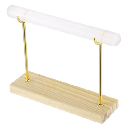 Selenite Bracelet Holder Display Stand, 7.9 x 2.2 x 5.9 in