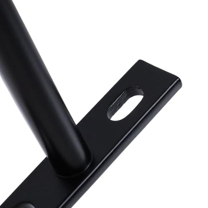Floating Shelf Brackets 3-inch Black Invisible Shelf Support- 4pcs - color: Black, size: 3 Inch