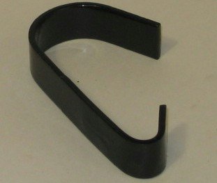 America’s Fence Store Black Gate Clips (Pack of 25) – Attaches Chain Link Fabric to Gate Frame – Rust Resistant Black Coating