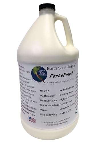 Earth Safe Finishes ForteFinish Varnish - Eco Safe, No VOC, Interior/Exterior (Matte, Gallon) - color: Matte, size: Gallon