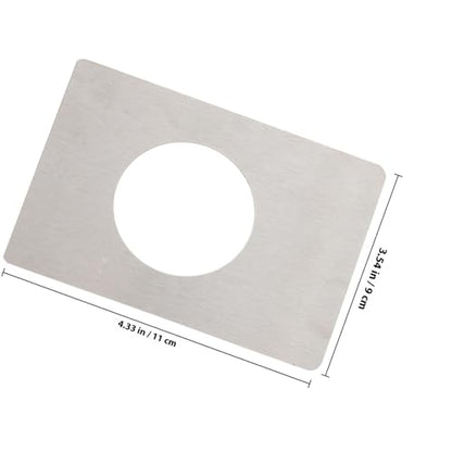 2pcs Stainless Steel Door Strike Plate and Reinforcement Kit for Lock Repair and Door Knob Support Garage and Home Replacement