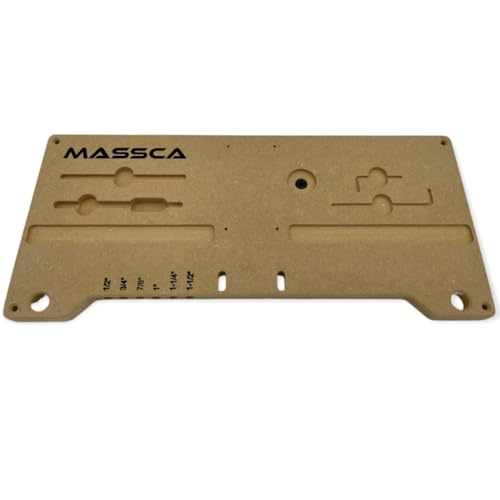 Massca Pocket Hole Jig Mounting System with M2 Jig Storage, 20mm Dog Holes