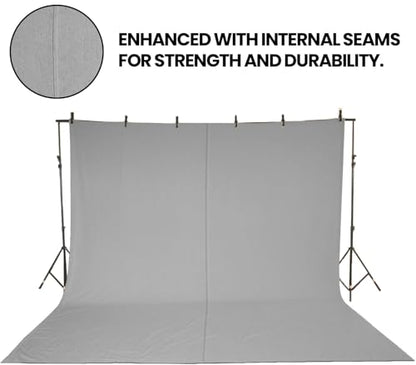 Silver Canvas Drop Cloth (9 x 12 Feet - Pack of 2) - Cotton Painters Drop Cloth for Painting, Furniture & Floor Protection - All Purpose Canvas tarp with Double Stitched Edges - size: 9' x 12' - Pack of 2