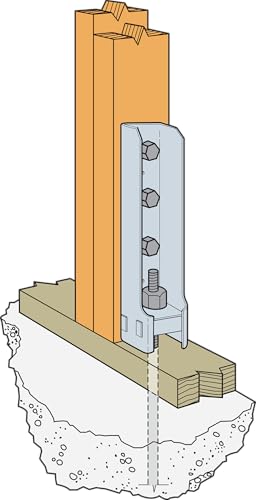 Simpson Strong-Tie HD7B HDB 12-3/8 in. Galvanized (G90) Bolted Holdown - size: 1 Each