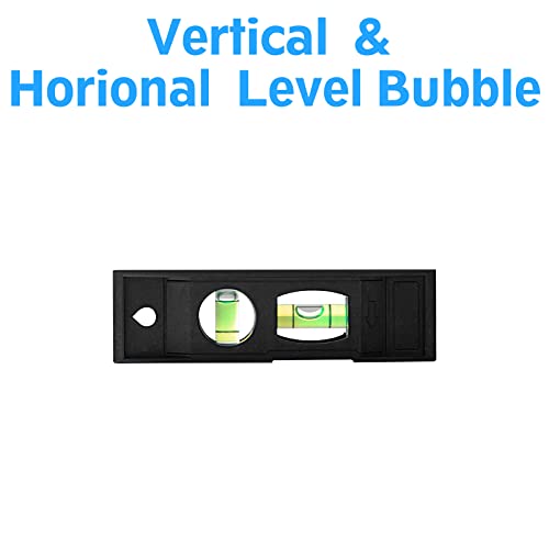 MOUNTUP Lag Bolt Kit for TV Wall Mount Comes with M8×65mm Lag Bolt & Washer for Wood Stud, Plastic Anchors for Concrete Wall, Includes Bubble Level for Easy Installation, MU0041-B