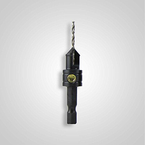 Snappy 82 Degree Countersink for #4 Screws 5/64in. Drill Bit x 3/8 Bore USA Made - size: 5/64" x 3/8"