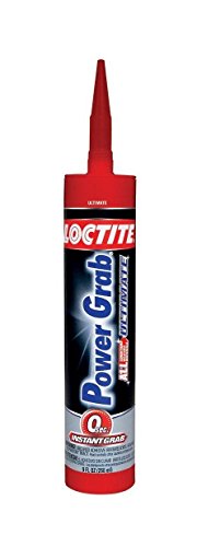 Loctite 1989550 9-Ounce Power Grab Ultimate Construction Adhesive, White (12 Pack)