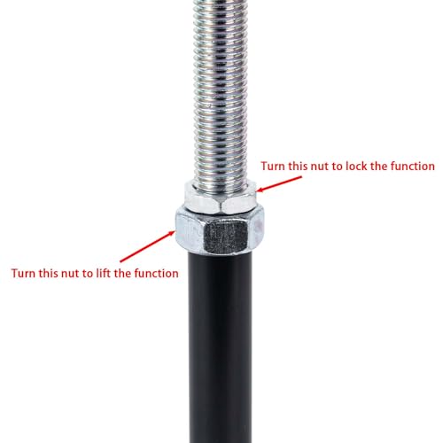 2-Pack Adjustable House Jack for The Floor, Adjustable Supports, Post 16" to 20" - size: 16-20 inch