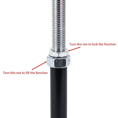 2-Pack Adjustable House Jack for The Floor, Adjustable Supports, Post 16" to 20" - size: 16-20 inch