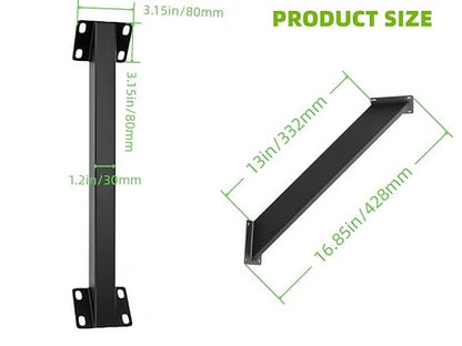 Heavy Duty Pergola Brackets Kit-8PC 45° Angle Support Brackets