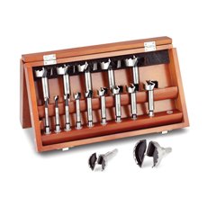 Woodriver 16-Piece Forstner Bit Set